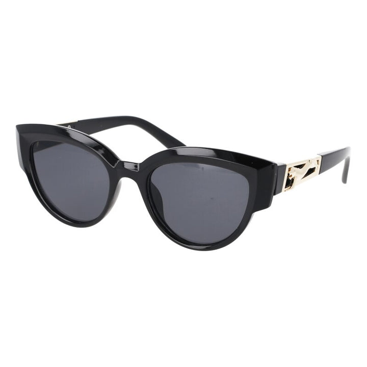 CCSpace Women's Full Rim Cat Eye Resin Frame Sunglasses 51106 Sunglasses CCspace Sunglasses black 51106 