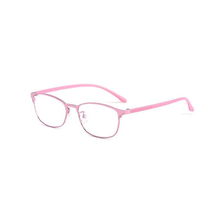 Hotony Women's Full Rim TR 90 Resin Alloy Square Frame Eyeglasses 3569 Full Rim Hotony Pink