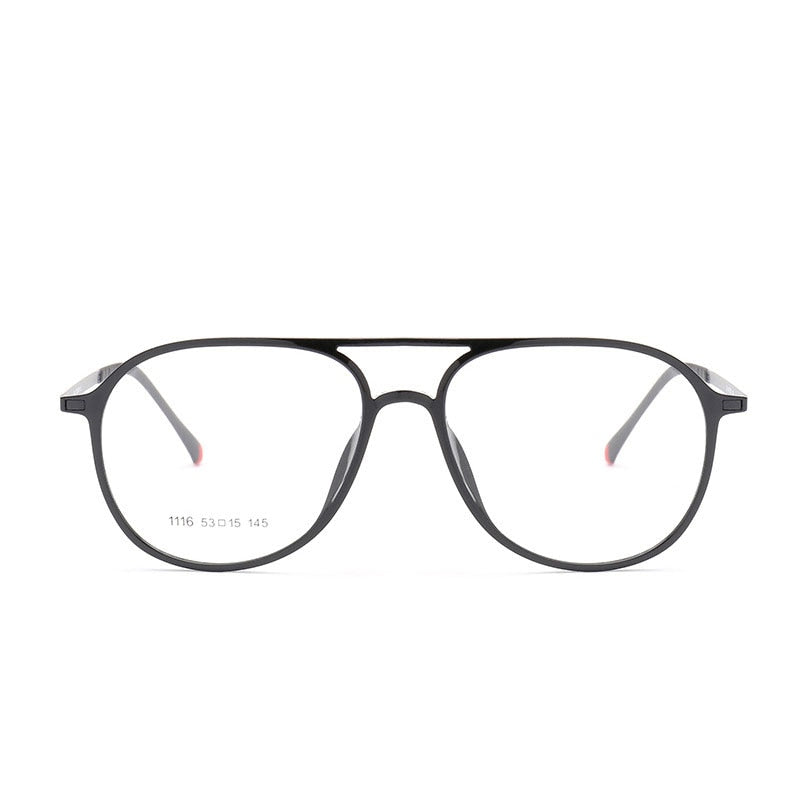 Reven Jate Unisex Full Rim Oval Acetate Eyeglasses 1116 Full Rim Reven Jate