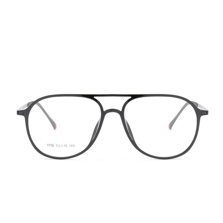 Reven Jate Unisex Full Rim Oval Acetate Eyeglasses 1116 Full Rim Reven Jate