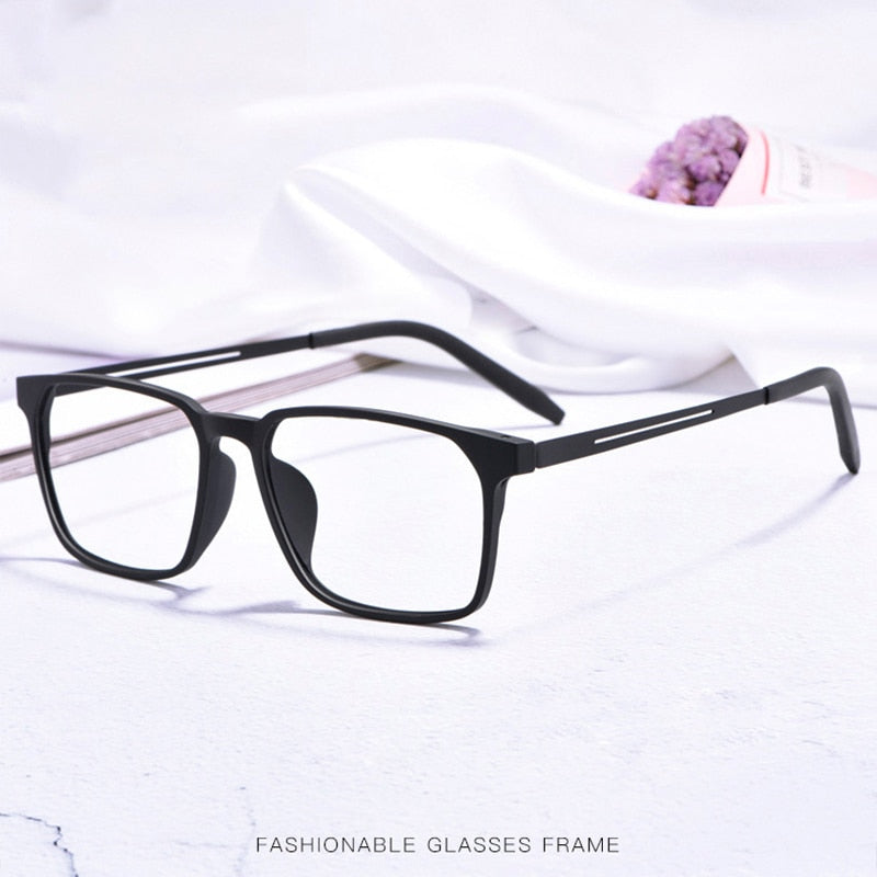 Hotochki Unisex Full Rim TR-90 Resin Titanium Frame Eyeglasses 8878 Full Rim Hotochki