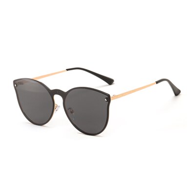 Ralferty Women's Sunglasses Cat Eye W9177 Sunglasses Ralferty C1 Full Gray As picture