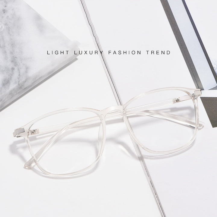 Yimaruili Unisex Full Rim TR 90 Resin Round Frame Eyeglasses 6621 Full Rim Yimaruili Eyeglasses