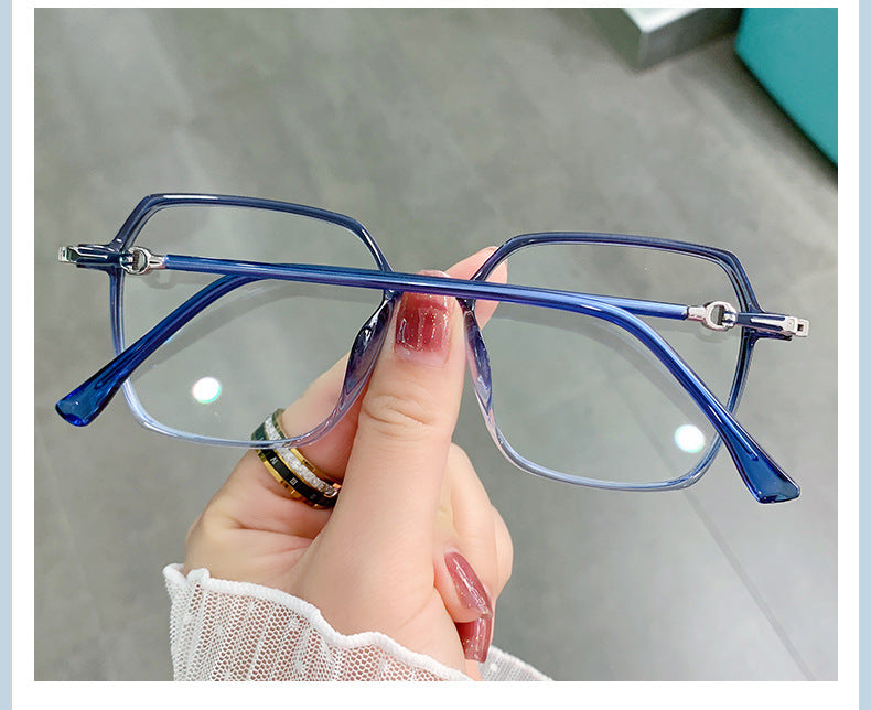 Hotony Women's Full Rim TR 90 Resin Square Frame Eyeglasses Lk303 Full Rim Hotony