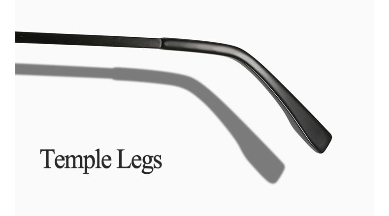 Hotochki Men's Full Rim Square Alloy Frame Eyeglasses 6113 Full Rim Hotochki