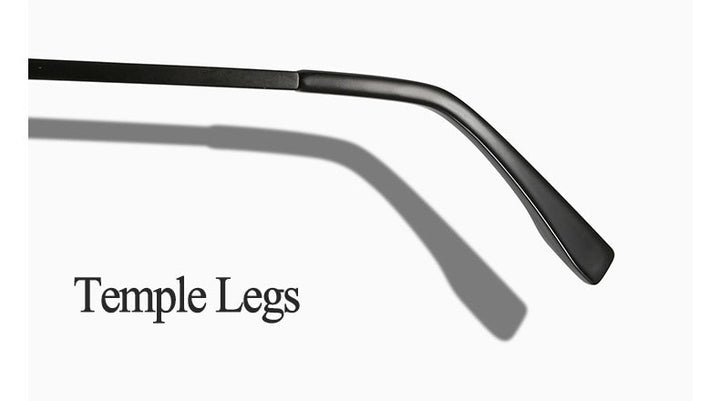Hotochki Men's Full Rim Square Alloy Frame Eyeglasses 6113 Full Rim Hotochki