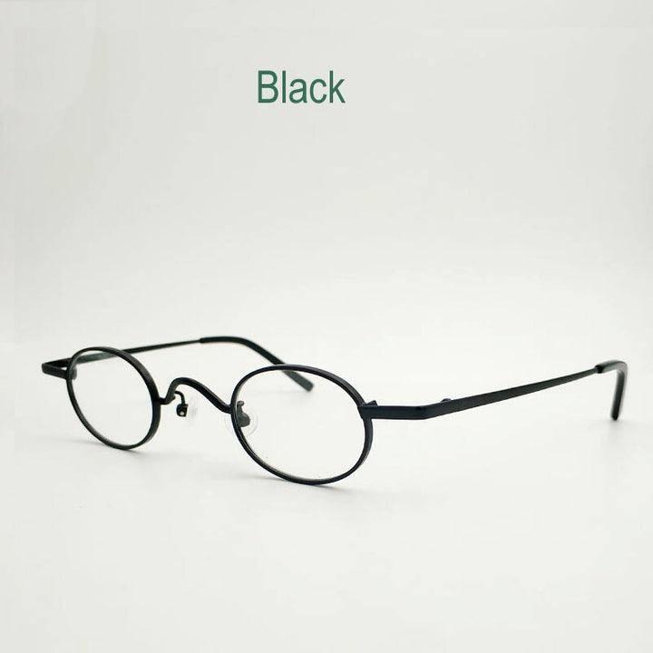 Yujo Unisex Oval Full Rim Reading Glasses Alloy Y026 Reading Glasses Yujo
