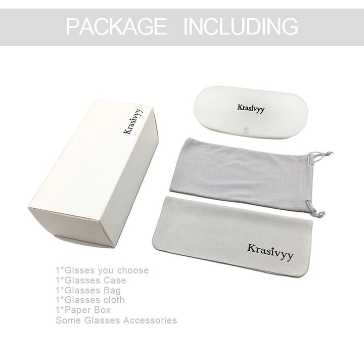 Krasivyy Unisex Rimless Square Screwless Titanium Eyeglasses Kr16016 Rimless Krasivyy