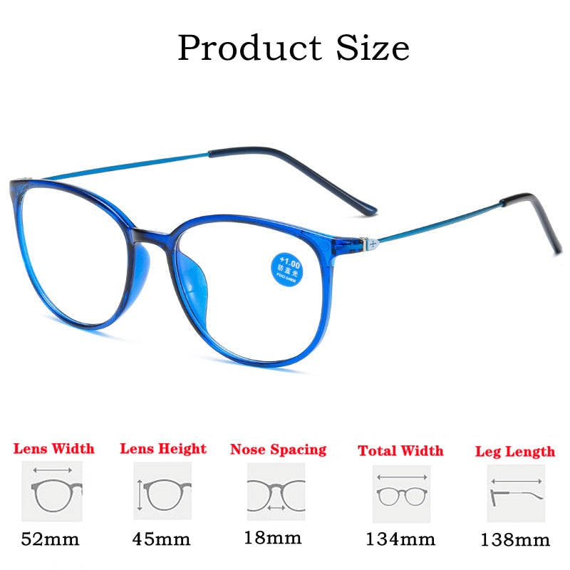 Yimaruili Unisex Full Rim Acetate Frame Myopic Or Presbyopic Anti Blue Light Reading Glasses Y872 Reading Glasses Yimaruili Eyeglasses
