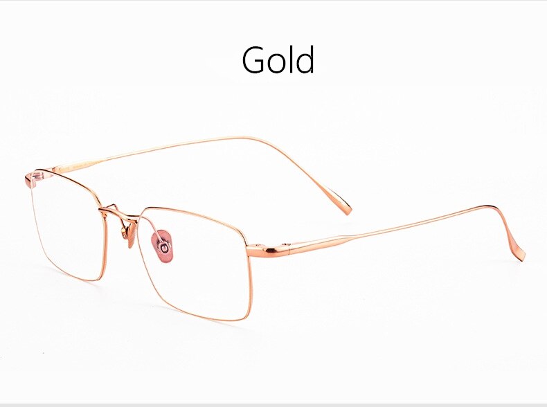 Yimaruili Men's Full Rim Titanium Alloy Frame Eyeglasses SC10T Full Rim Yimaruili Eyeglasses