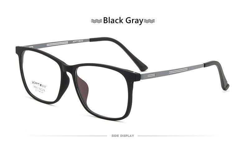 Yimaruli Men's Full Rim Titanium Square Frame Eyeglasses 9825 Full Rim Yimaruili Eyeglasses