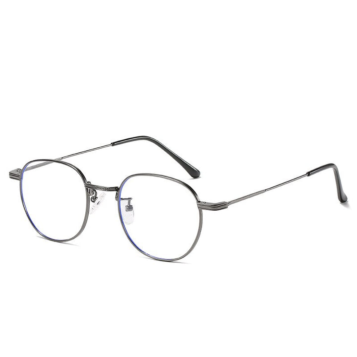 Hdcrafter Unisex Full Rim Round Titanium Frame Eyeglasses 6288 Full Rim Hdcrafter Eyeglasses