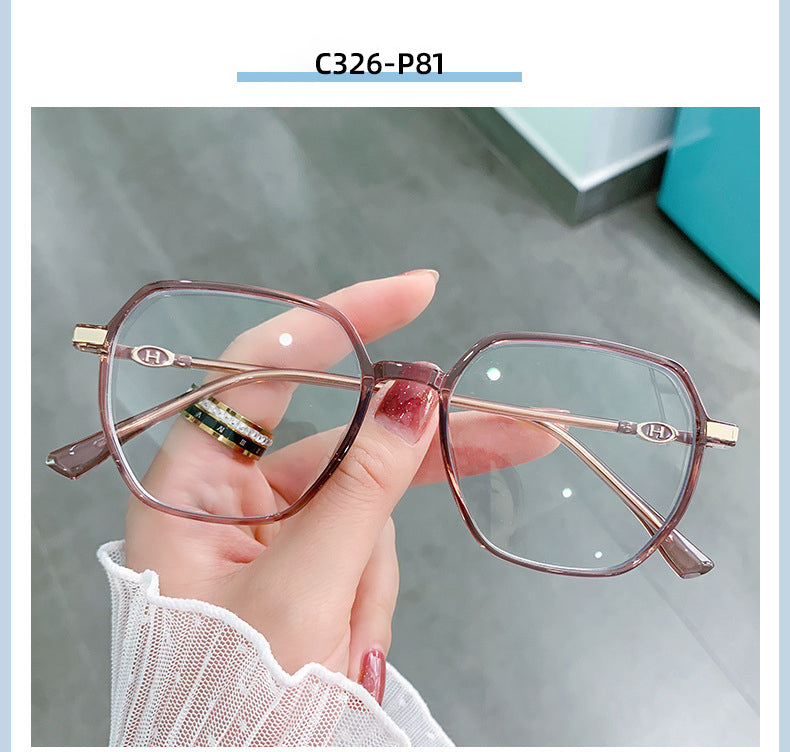 Hotony Women's Full Rim TR 90 Resin Square Frame Eyeglasses Lk304 Full Rim Hotony