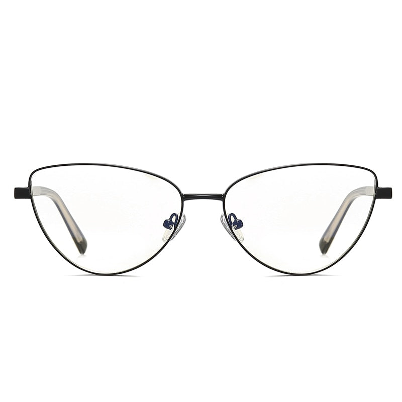 Hotochki Women's Full Rim Cat Eye Alloy Frame Eyeglasses 3006 Full Rim Hotochki