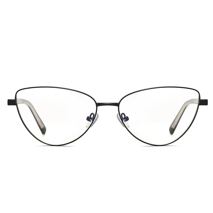 Hotochki Women's Full Rim Cat Eye Alloy Frame Eyeglasses 3006 Full Rim Hotochki