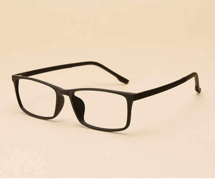 Yimaruili Unisex Full Rim Imitation Wood Grain Resin Frame Eyeglasses 98056 Full Rim Yimaruili Eyeglasses