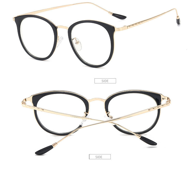 Hotony Unisex Full Rim Acetate Round Frame Eyeglasses 9237 Full Rim Hotony