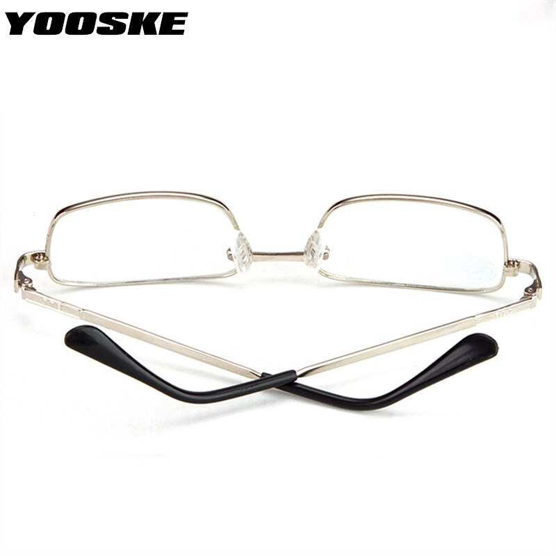 Yooske Unisex Full Rim Square Alloy Reading Glasses 7247 Reading Glasses Yooske