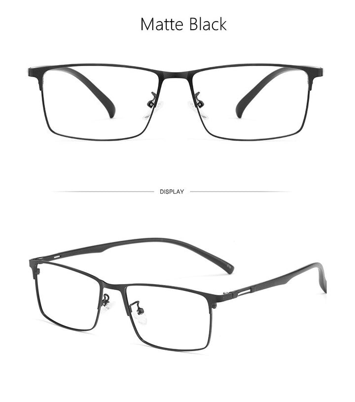Yimaruili Men's Full Rim Alloy Frame Eyeglasses 89028 Full Rim Yimaruili Eyeglasses