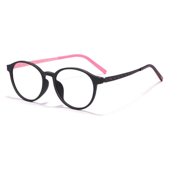 Hotony Unisex Full Rim TR 90 Resin Titantium Temple Frame Eyeglasses 8868 Full Rim Hotony Pink