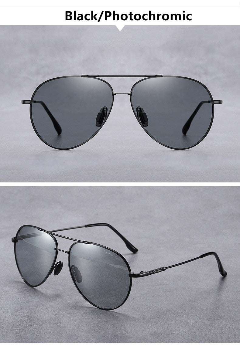Yimaruili Men's Full Rim Double Bridge Alloy Frame Polarized Sunglasses 889 Sunglasses Yimaruili Sunglasses