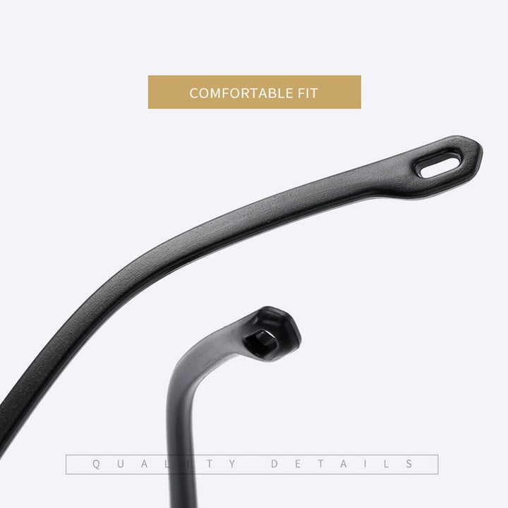 Iboode Women's Rimless Square Acetate Reading Glasses 5132 Reading Glasses Iboode