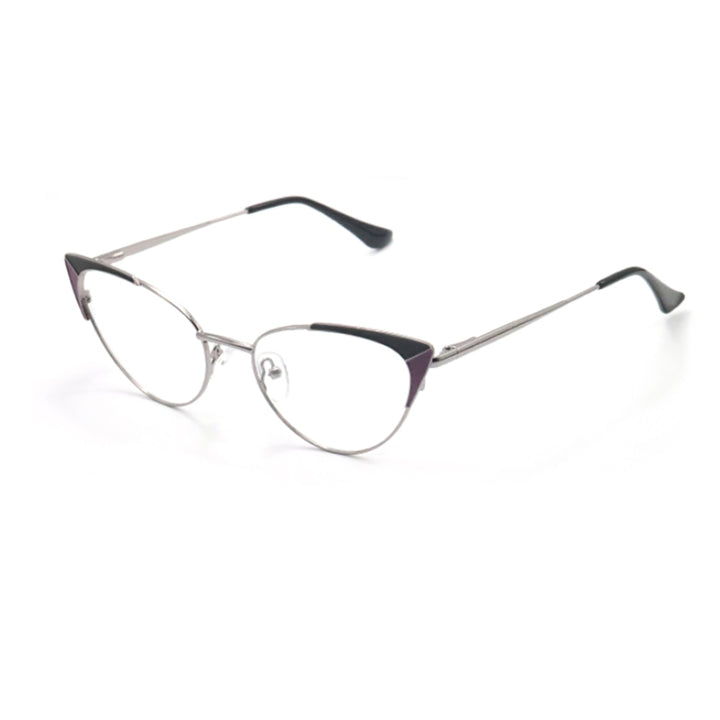 Laoyehui Women's Eyeglasses Cat Eye Reading Glasses Black Red Khaki Reading Glasses Laoyehui 0 Black