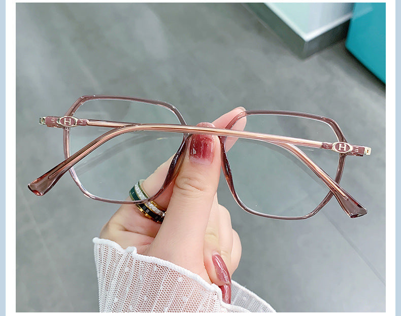 Hotony Women's Full Rim TR 90 Resin Square Frame Eyeglasses Lk304 Full Rim Hotony
