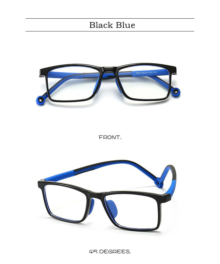 Yimaruili Unisex Children's Full Rim TR 90 Resin Frame Eyeglasses 2232 Full Rim Yimaruili Eyeglasses