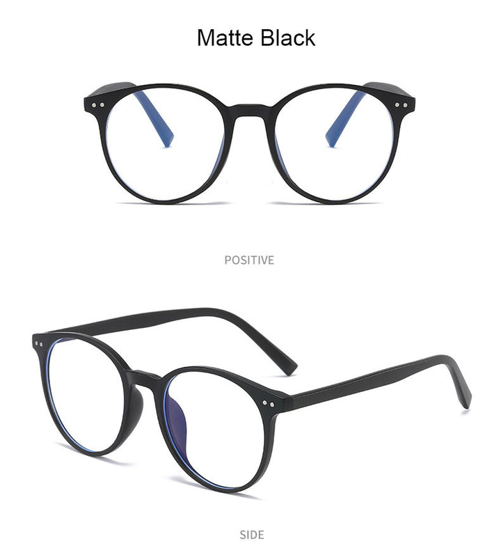 Hotony Women's Full Rim Round Acetate Frame Eyeglasses 3003 Full Rim Hotony