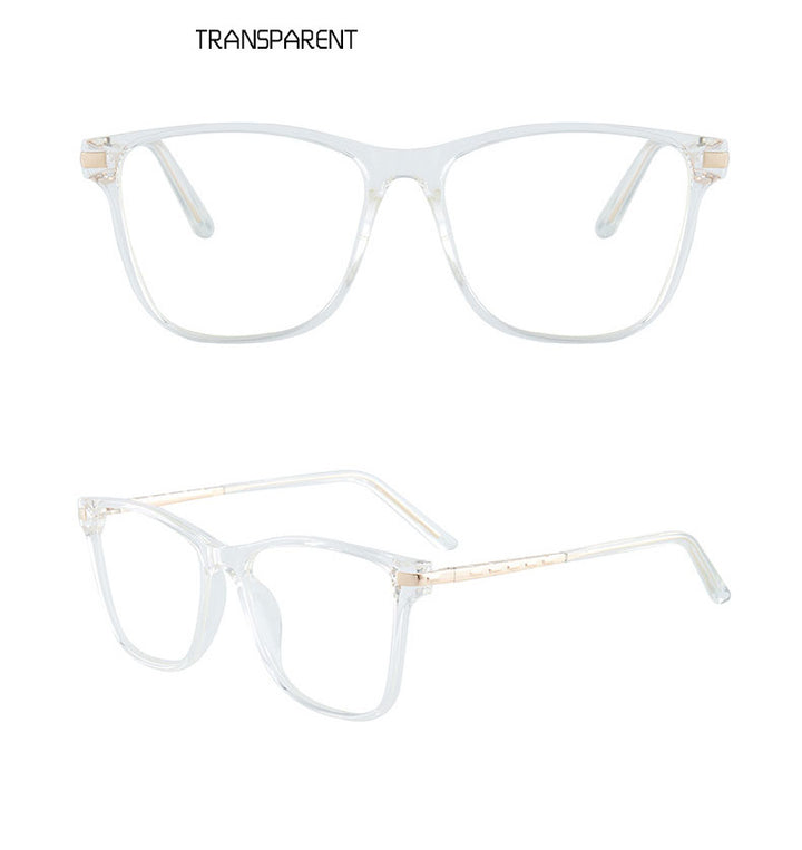 Hotony Women's Full Rim TR 90 Resin Square Frame Eyeglasses 7039 Full Rim Hotony