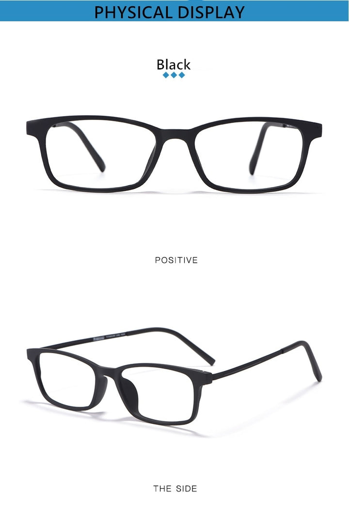 Yimaruili Unisex Full Rim β Titanium Frame Eyeglasses 8802 Full Rim Yimaruili Eyeglasses