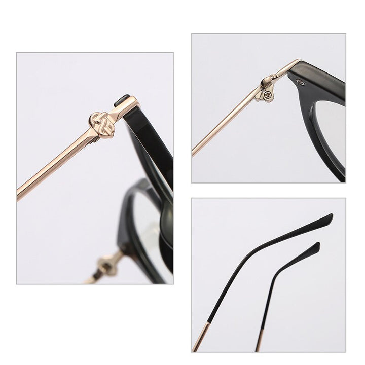 Hotony Women's Full Rim Cat Eye TR 90 Resin Frame Eyeglasses Tr2335 Full Rim Hotony