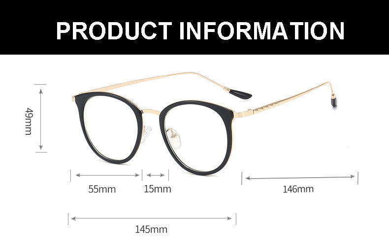 Hotony Unisex Full Rim Acetate Round Frame Eyeglasses 9237 Full Rim Hotony