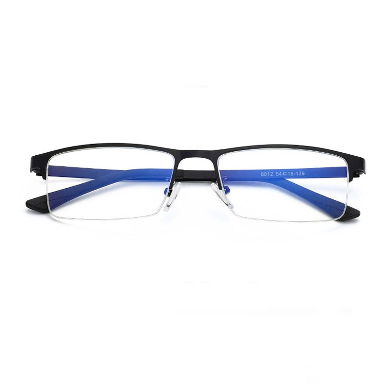Handoer Unisex Semi Rim Square Alloy Eyeglasses 88121 Semi Rim Handoer
