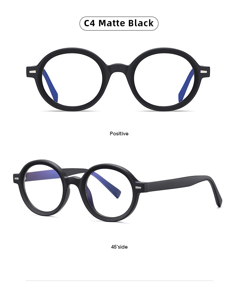 Gmei Unisex Full Rim TR 90 Titanium Round Frame Eyeglasses 2092 Full Rim Gmei Optical