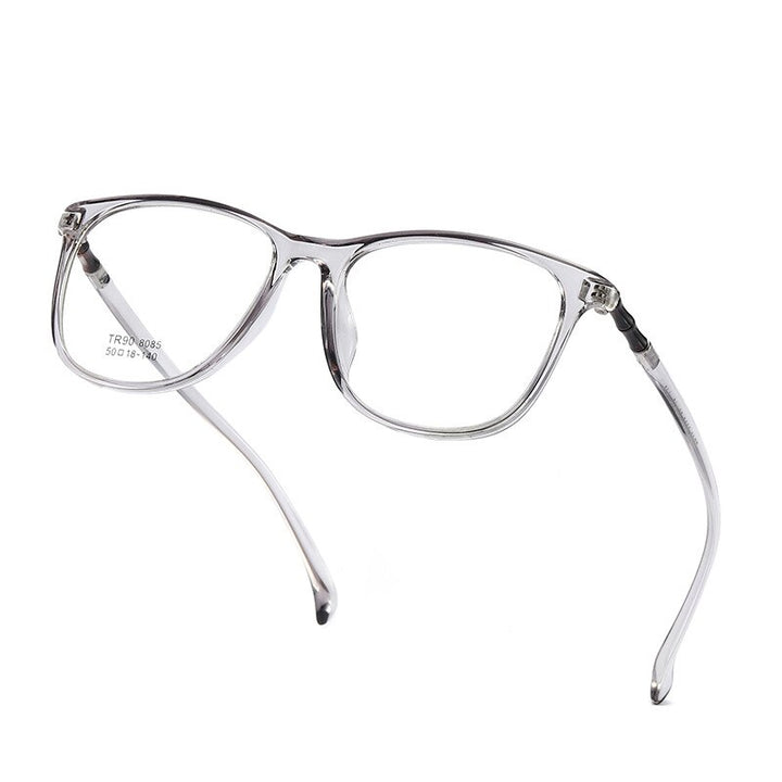 Reven Jate Unisex Full Rim Square Tr 90 Eyeglasses 8085 Full Rim Reven Jate