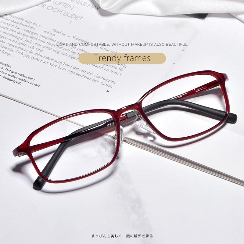 Yimaruili Unisex Full Rim TR 90 Resin Frame Eyeglasses M8003 Full Rim Yimaruili Eyeglasses