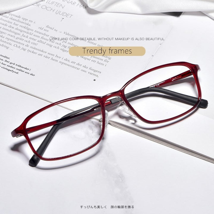 Yimaruili Unisex Full Rim TR 90 Resin Frame Eyeglasses M8003 Full Rim Yimaruili Eyeglasses