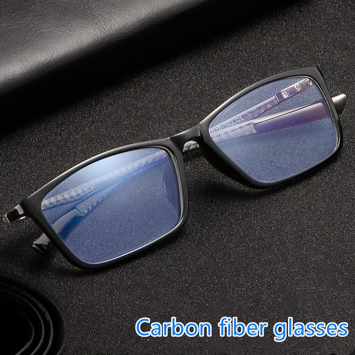 Yimaruili Men's Full Rim Carbon Fiber Frame Eyeglasses H0017 Full Rim Yimaruili Eyeglasses