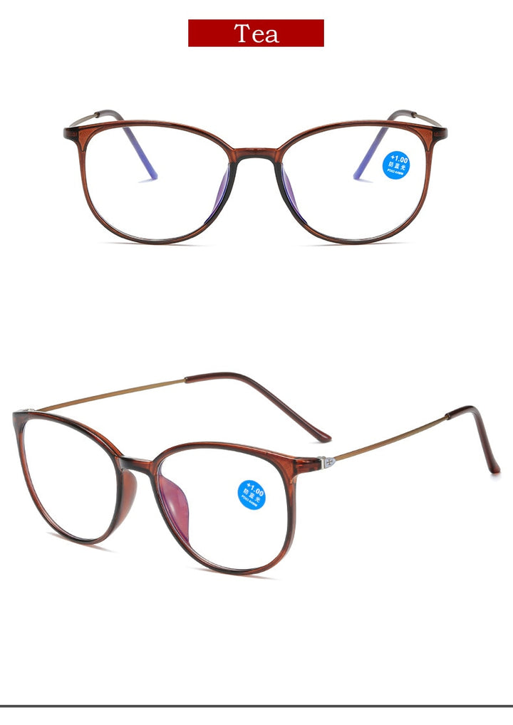 Yimaruili Unisex Full Rim Acetate Frame Myopic Or Presbyopic Anti Blue Light Reading Glasses Y872 Reading Glasses Yimaruili Eyeglasses