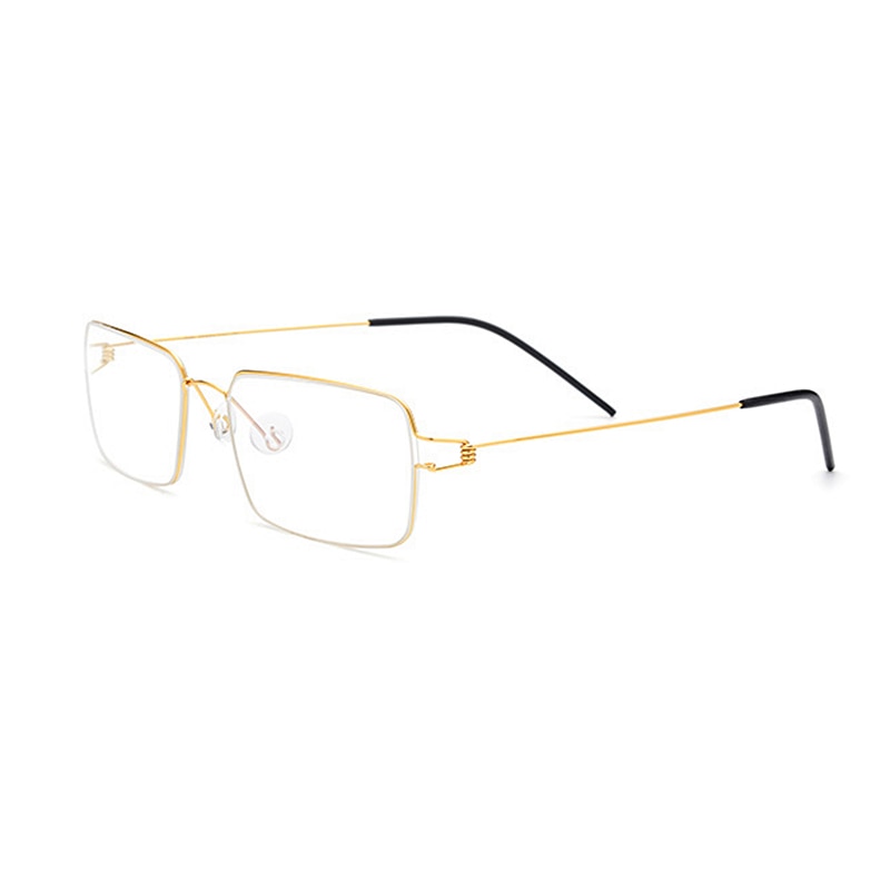 Yimaruili Unisex Full Rim Screwless Titanium Alloy Frame Eyeglasses 28606 Full Rim Yimaruili Eyeglasses