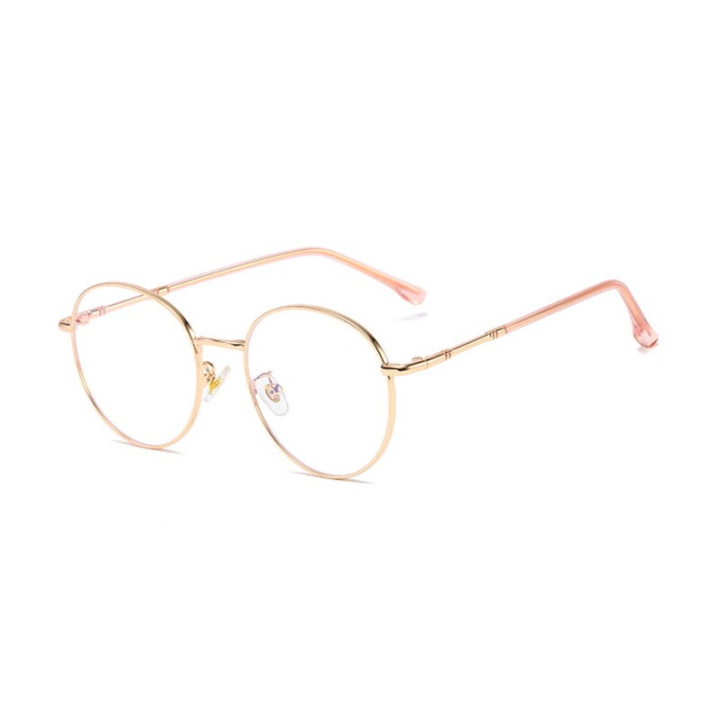 Hotony Unisex Full Rim Round Alloy Eyeglasses 61099 Full Rim Hotony