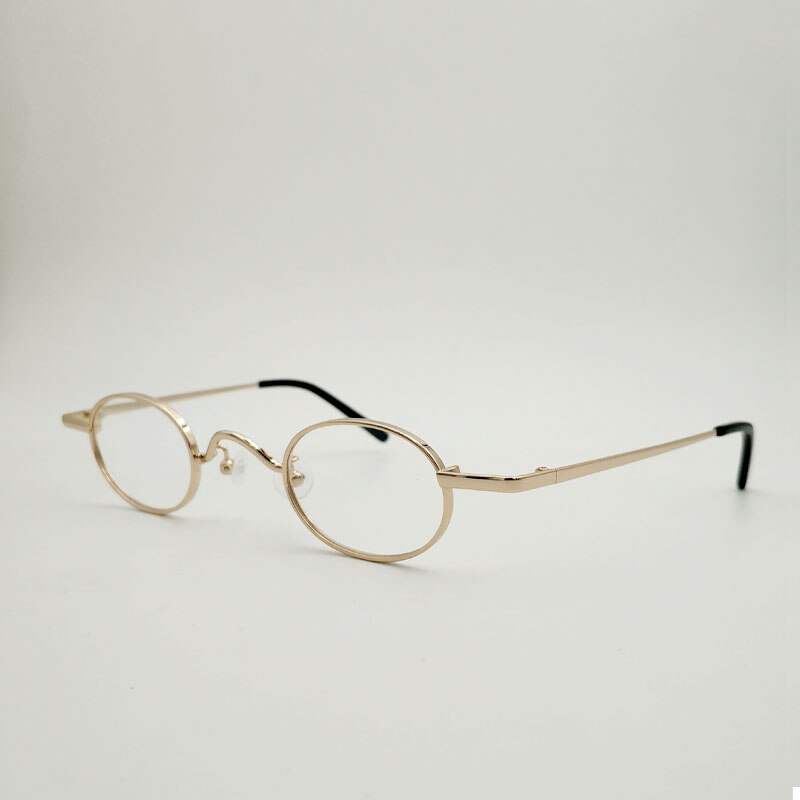 Yujo Unisex Full Rim Small Round Alloy Eyeglasses Y035 Full Rim Yujo