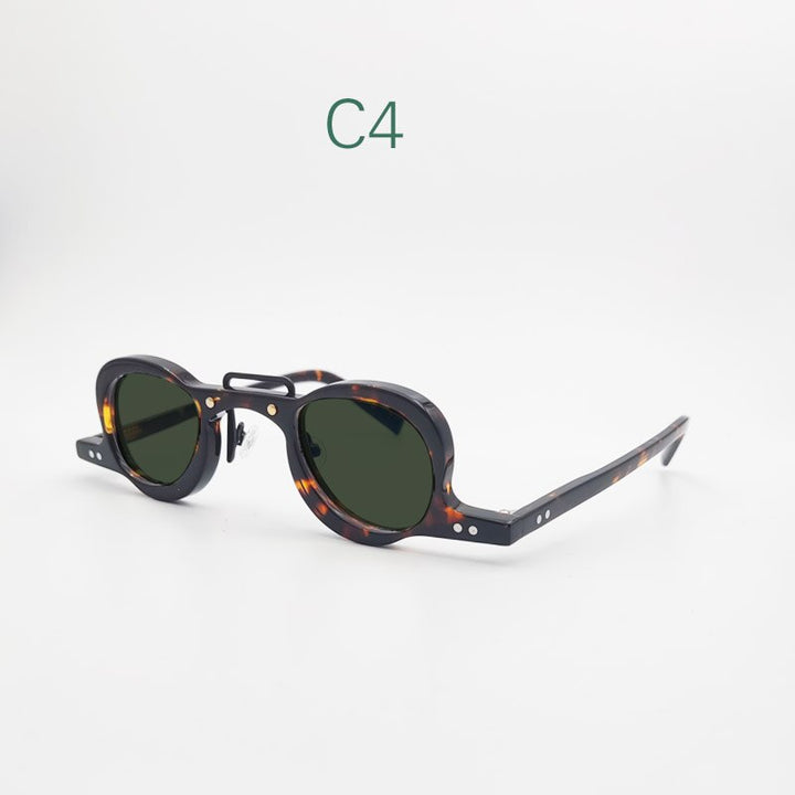 Yujo Unisex Full Rim Oval Acetate Eyeglasses Y014 Full Rim Yujo C4 China