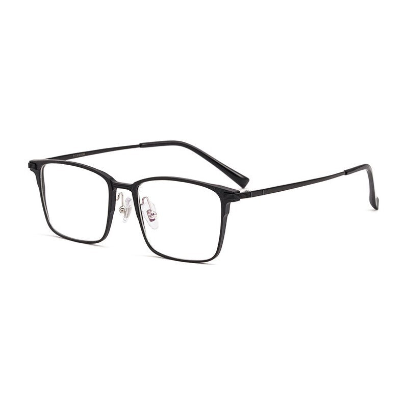 Handoer Unisex Full Rim Square Aluminum Magnesium Alloy Eyeglasses 5051 Full Rim Handoer