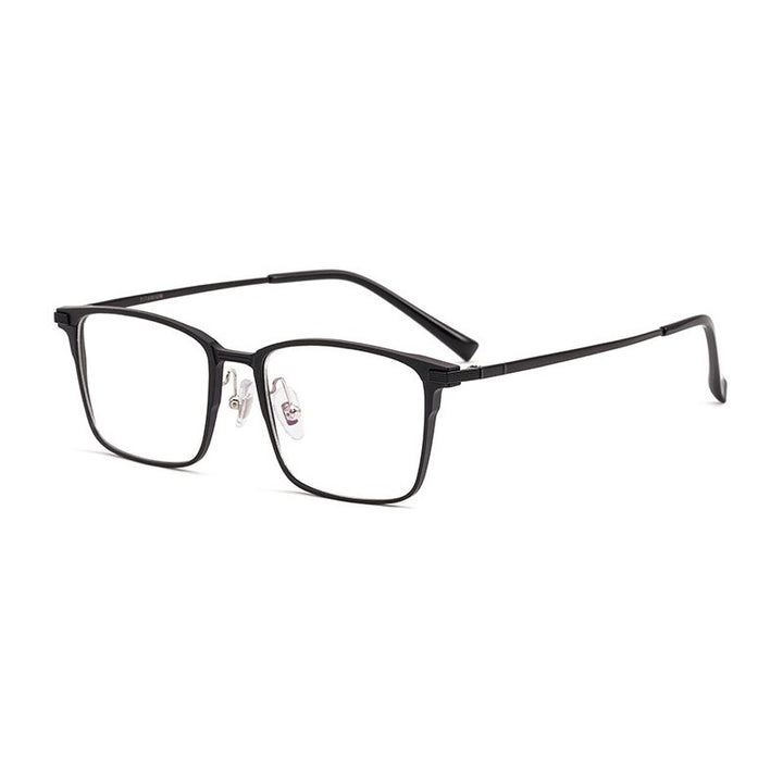 Handoer Unisex Full Rim Square Aluminum Magnesium Alloy Eyeglasses 5051 Full Rim Handoer