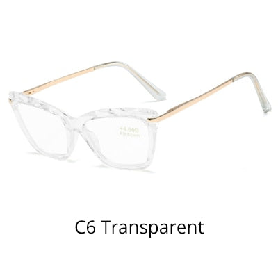 Ralferty Women's Full Rim Cat Eye Acetate Reading Glasses 7533 Reading Glasses Ralferty
