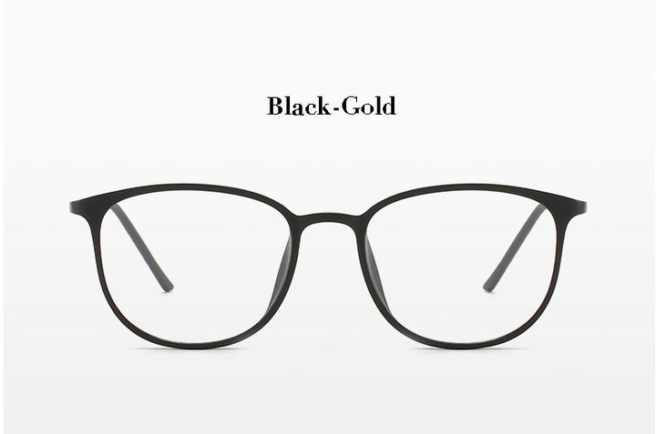 Hotony Unisex Full Rim Square TR 90 Alloy Frame Eyeglasses 2212 Full Rim Hotony