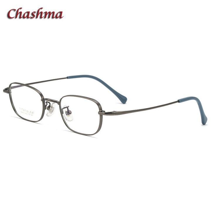 Chashma Ottica Unisex Full Rim Square Titanium Eyeglasses 835 Full Rim Chashma Ottica